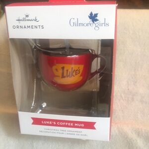 NEW ~ Hallmark Gilmore Girls Luke's Coffee Mug Ornament